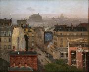 Antonin Chittussi Paris as Viewed from Montmartre oil painting artist